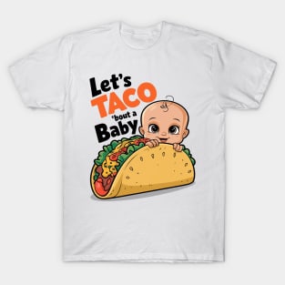 Let's Taco Bout A Party Taco BIrthday T-Shirt